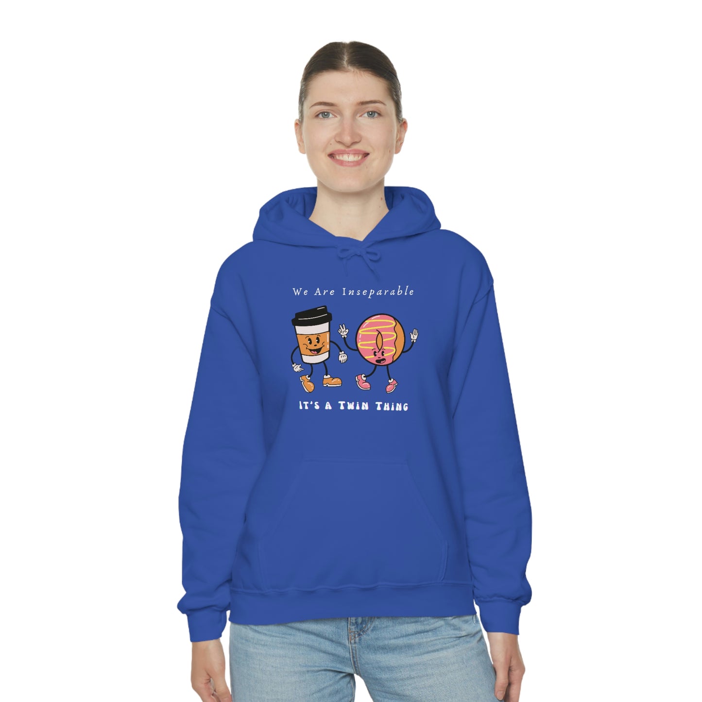 Twin, Unisex Heavy Blend™ Hooded Sweatshirt