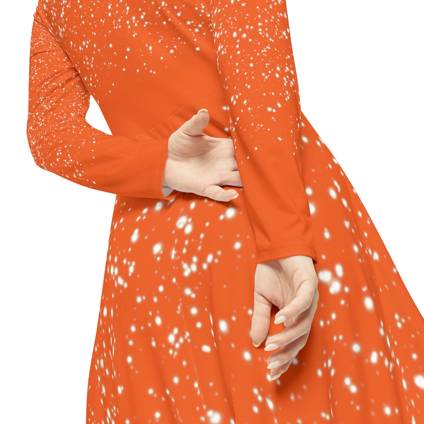 Women's Long Sleeve Dance Dress