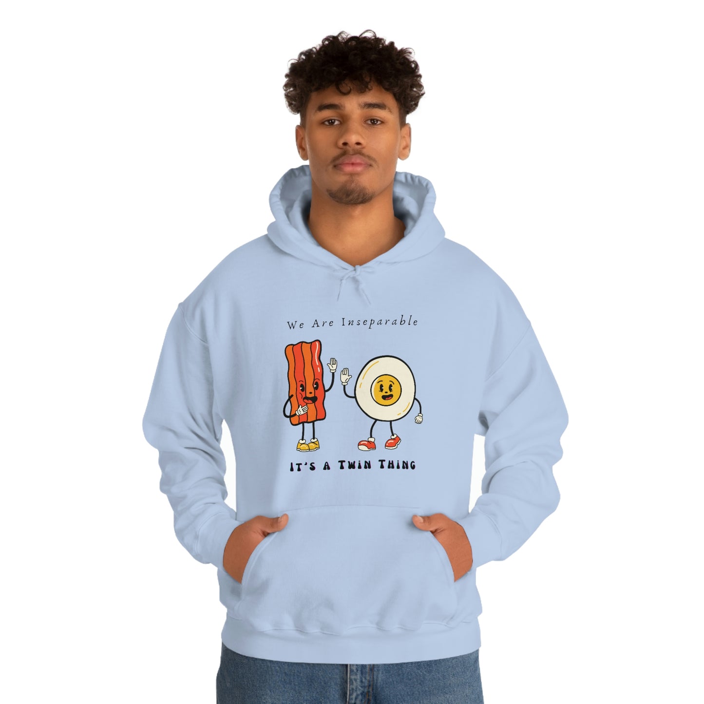 Twin, Unisex Heavy Blend™ Hooded Sweatshirt