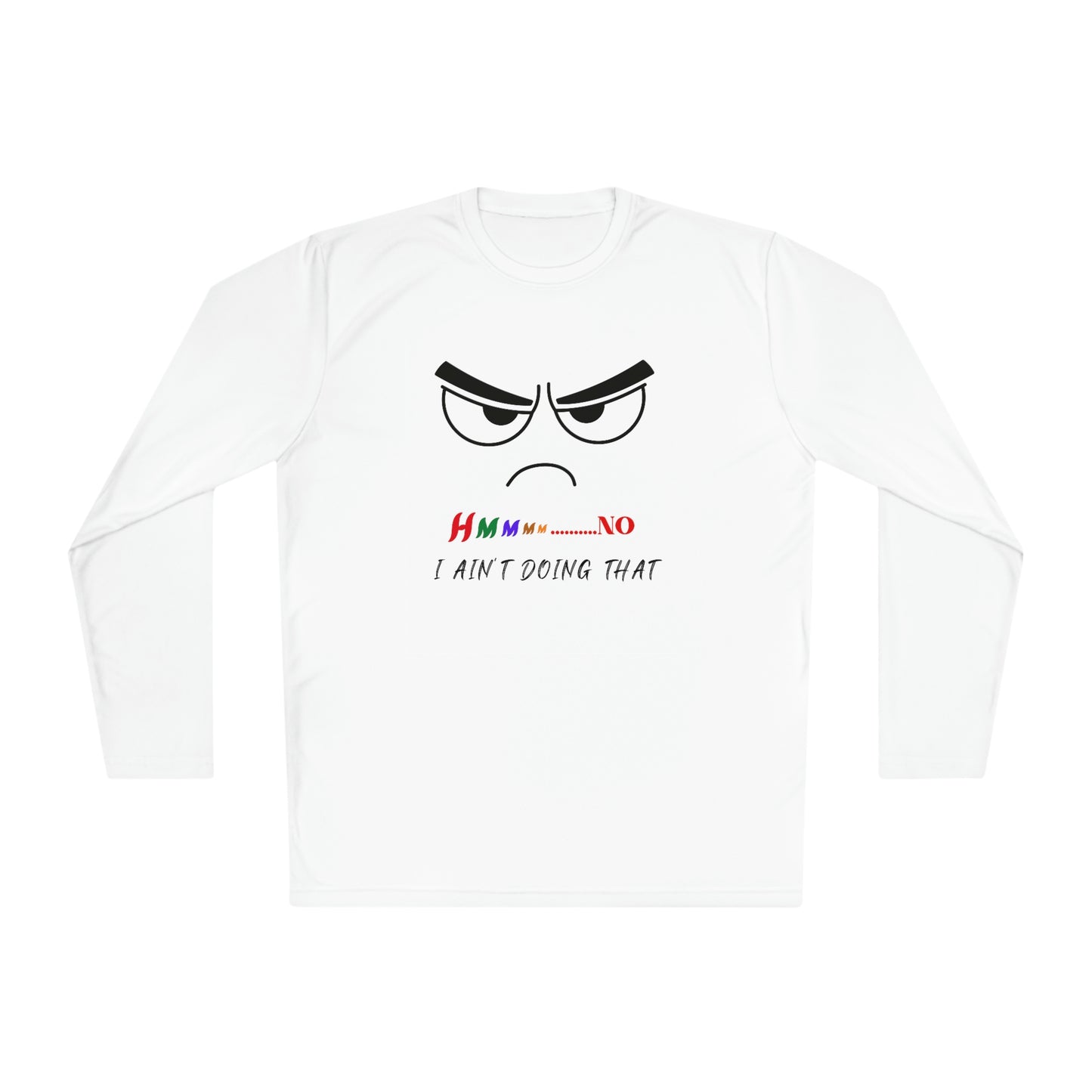 Hmmm, Unisex Lightweight Long Sleeve Tee