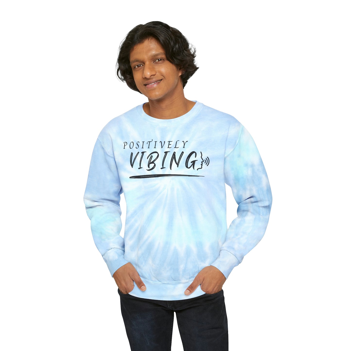 Vibe, Unisex Tie-Dye Sweatshirt