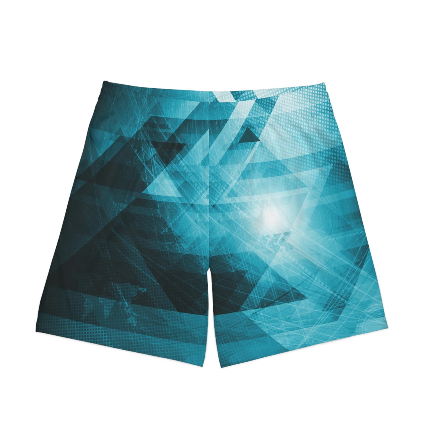 Exotic Print Men's Elastic Beach Shorts (AOP)