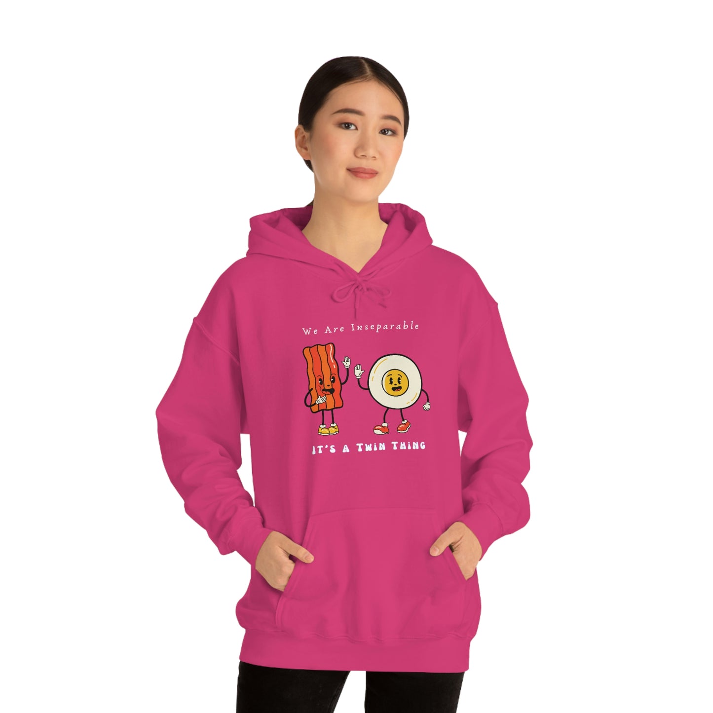 Twin, Unisex Heavy Blend™ Hooded Sweatshirt