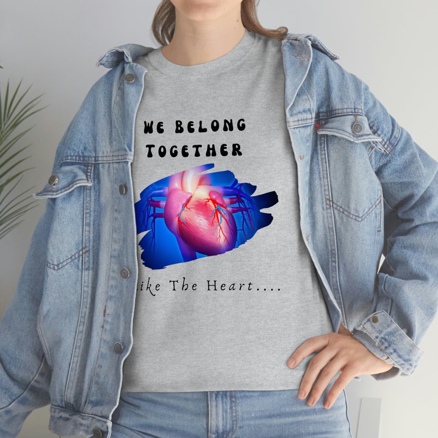 Stronger Together, Love, Unisex Heavy Cotton Tee