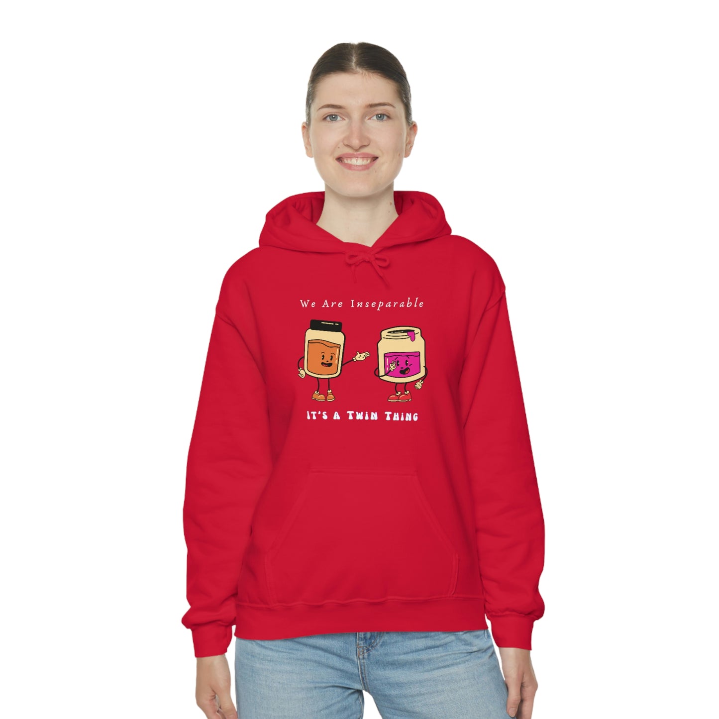 Twin, Unisex Heavy Blend™ Hooded Sweatshirt