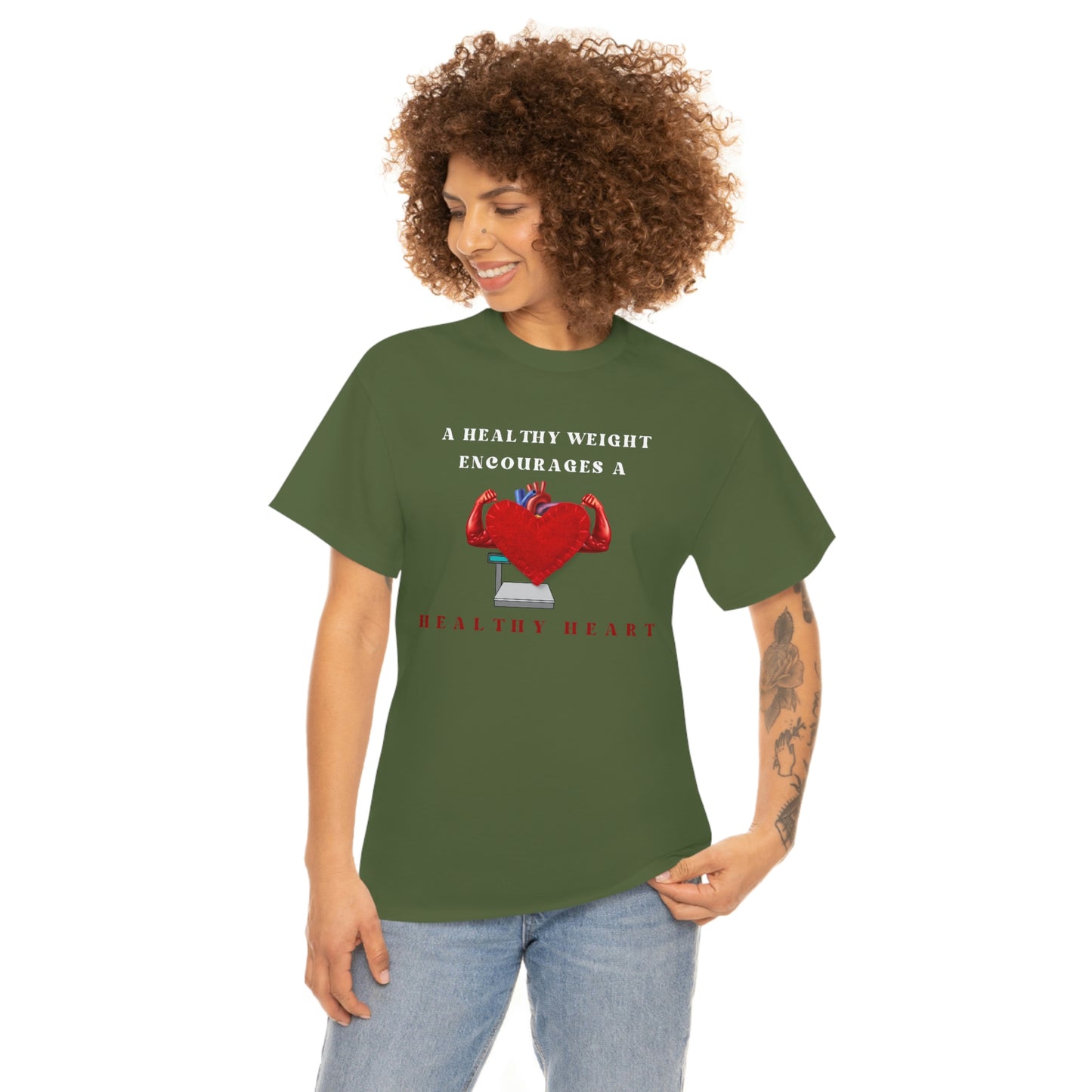 Healthy Heart Unisex Heavy Cotton Tee