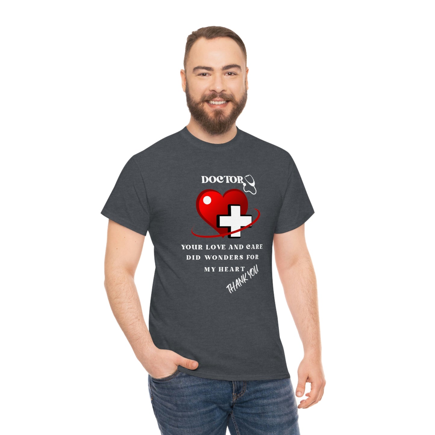 Medical, CVICU, EKG, Unisex Heavy Cotton Tee