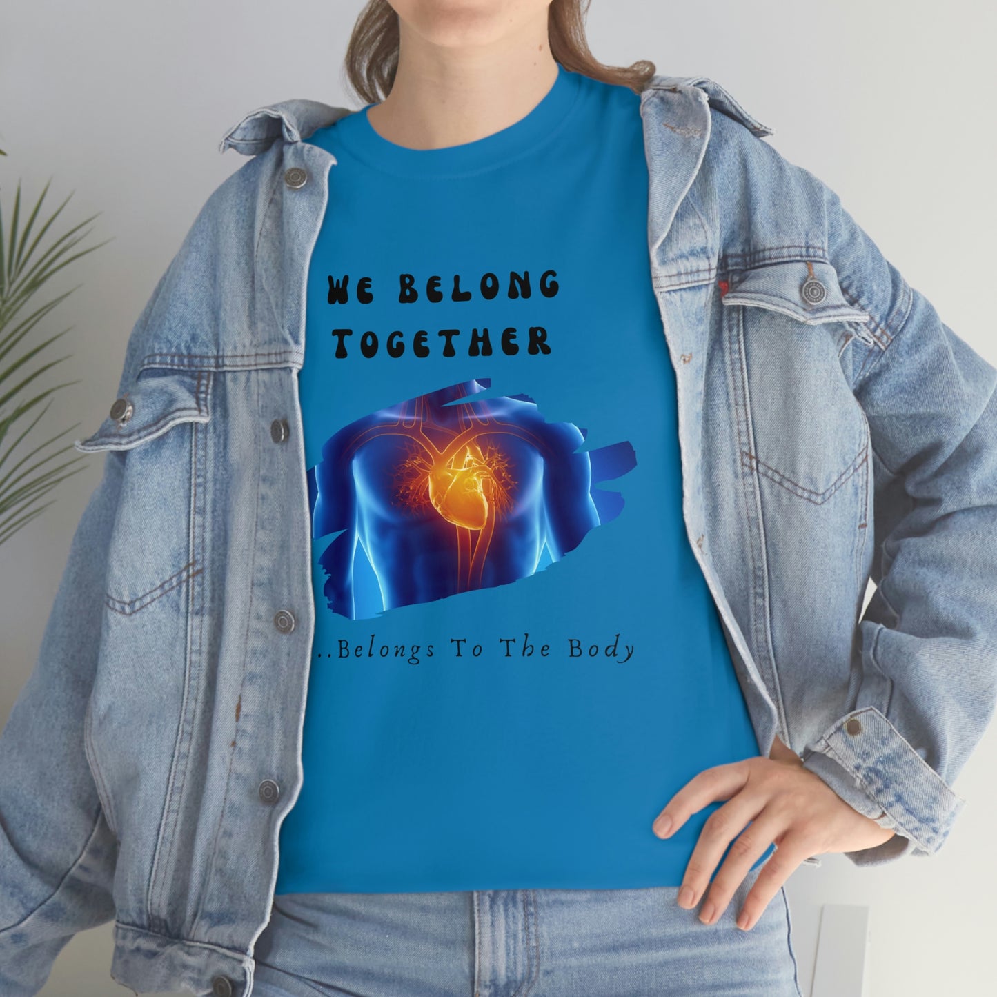 Stronger Together, Love, Unisex Heavy Cotton Tee