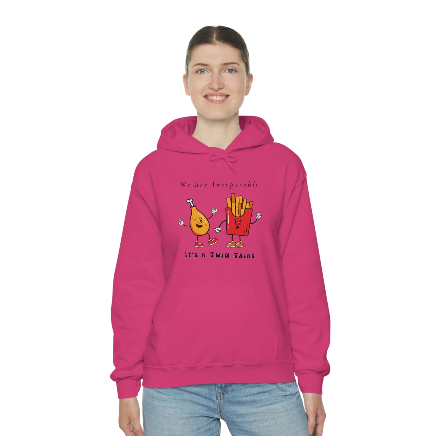 Twin, Unisex Heavy Blend™ Hooded Sweatshirt