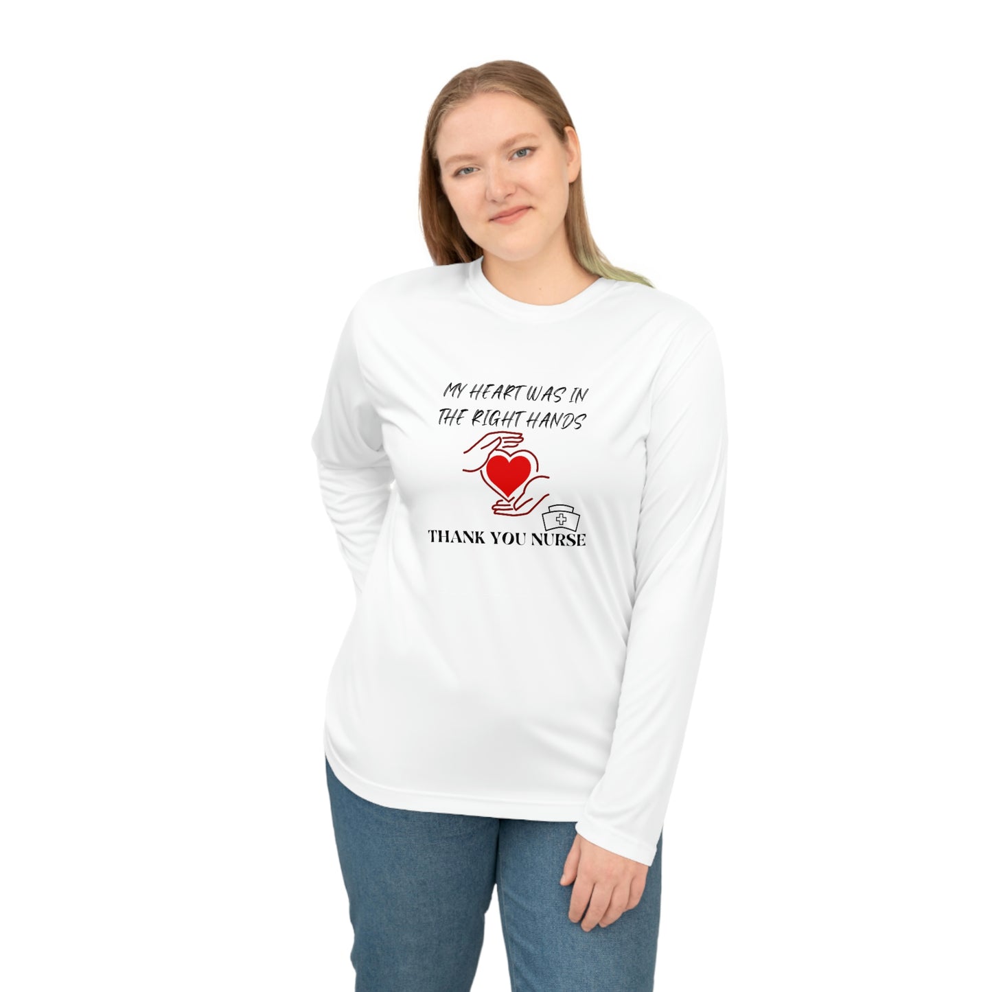 Medical, CVICU, EKG, Unisex Performance Long Sleeve Shirt