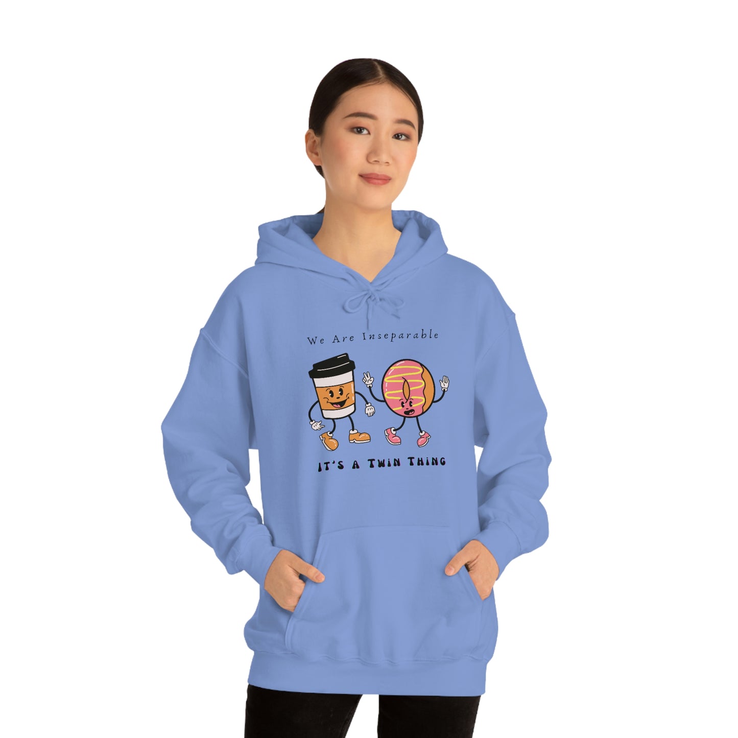 Twin, Unisex Heavy Blend™ Hooded Sweatshirt