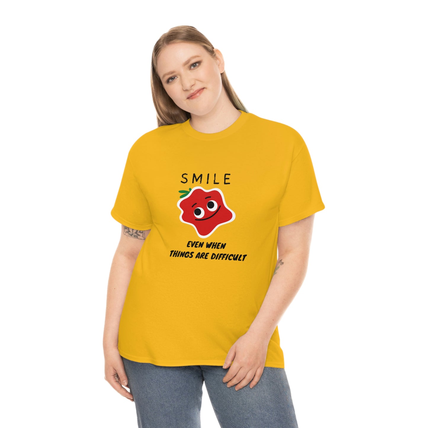 Smile Unisex Heavy Cotton Tee