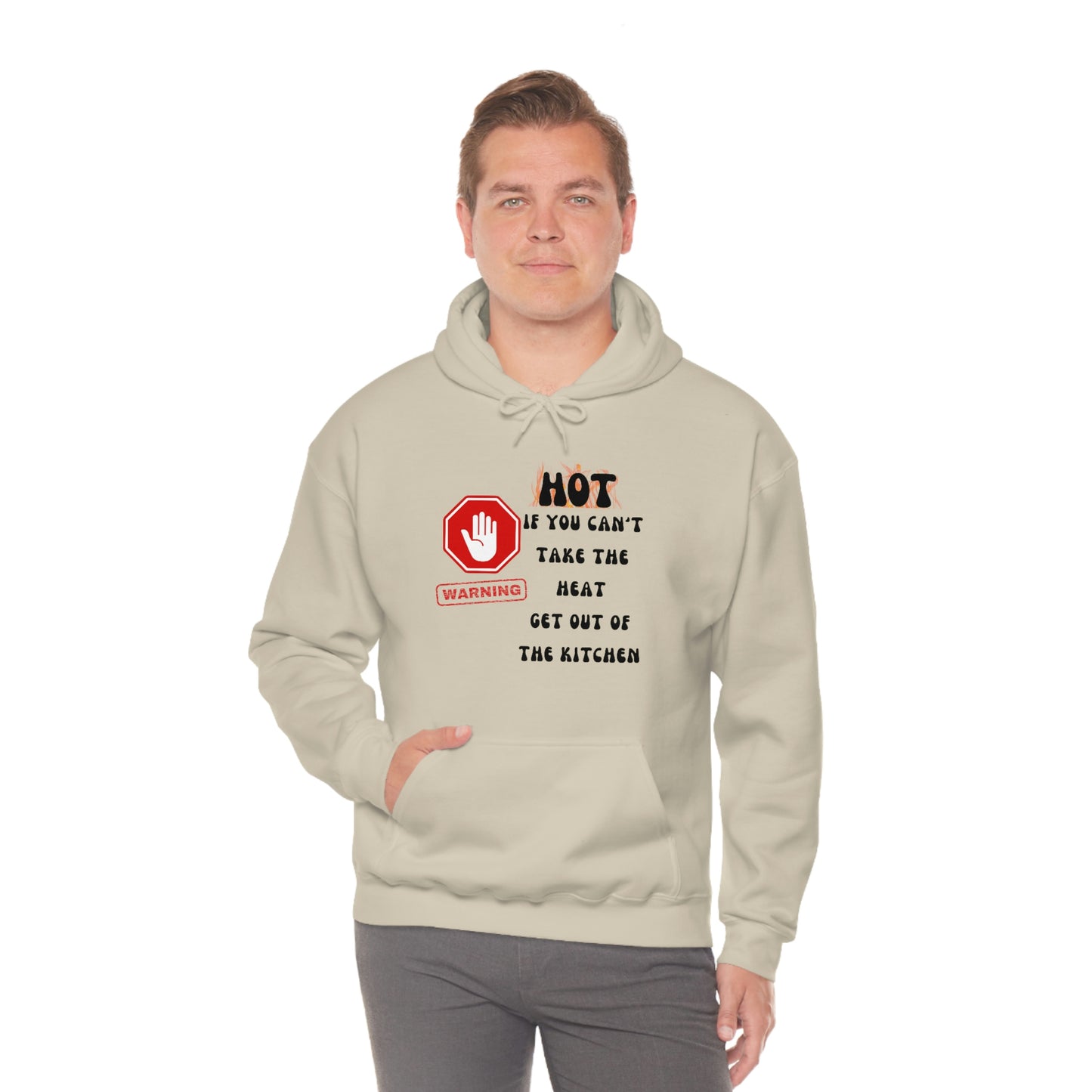 Warning, Unisex Heavy Blend™ Hooded Sweatshirt