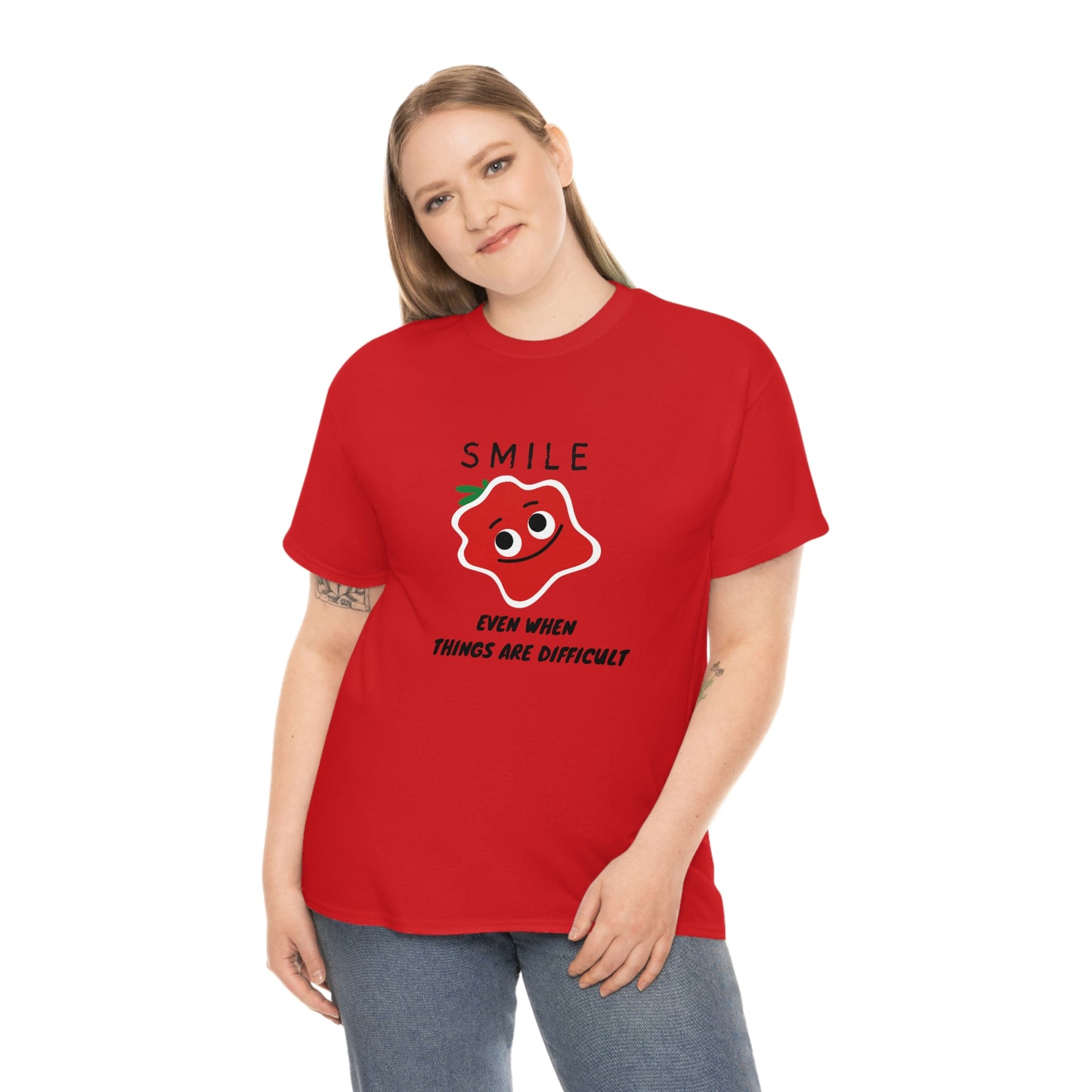 Smile Unisex Heavy Cotton Tee