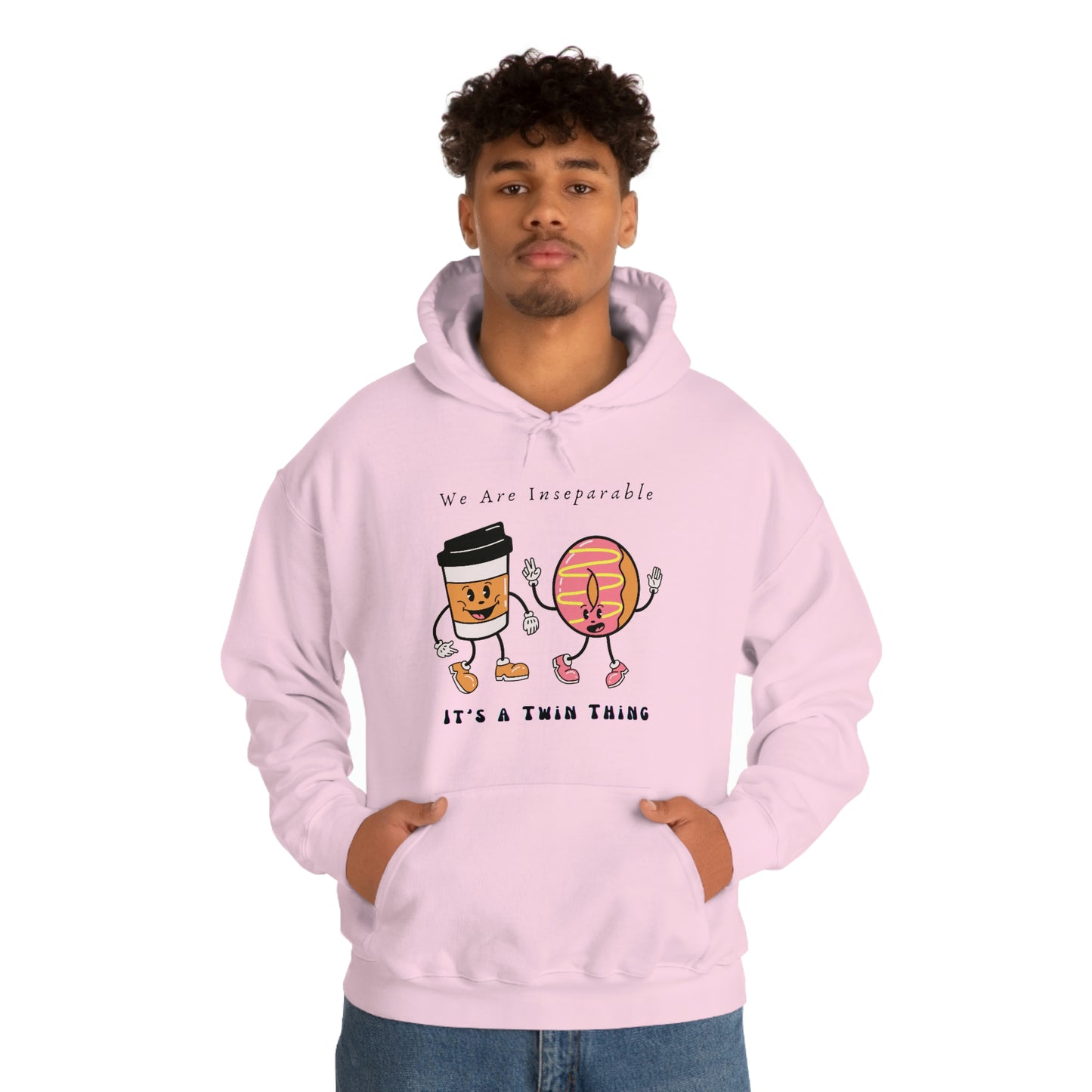 Twin, Unisex Heavy Blend™ Hooded Sweatshirt