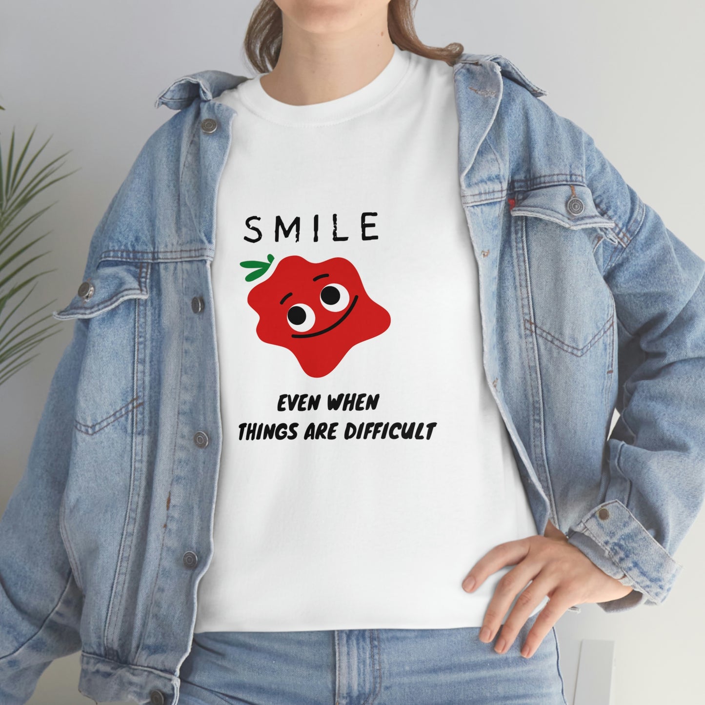 Smile Unisex Heavy Cotton Tee