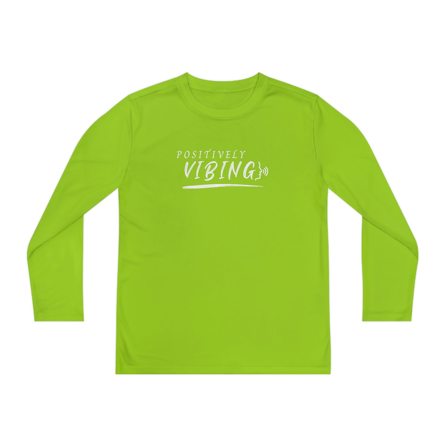 Vibes, Youth Long Sleeve Competitor Tee