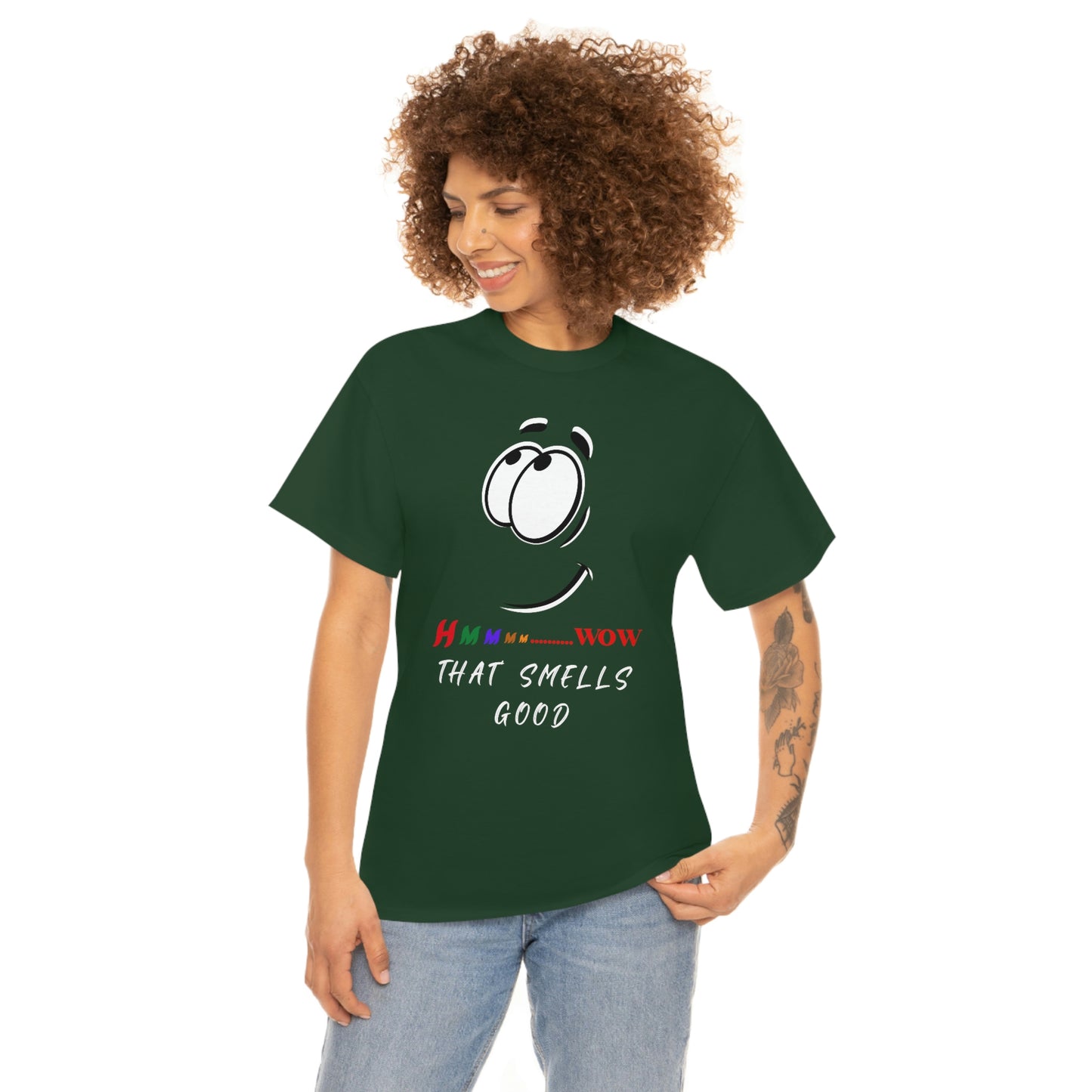 Hmmm... Wow that Smells Good Unisex Heavy Cotton Tee