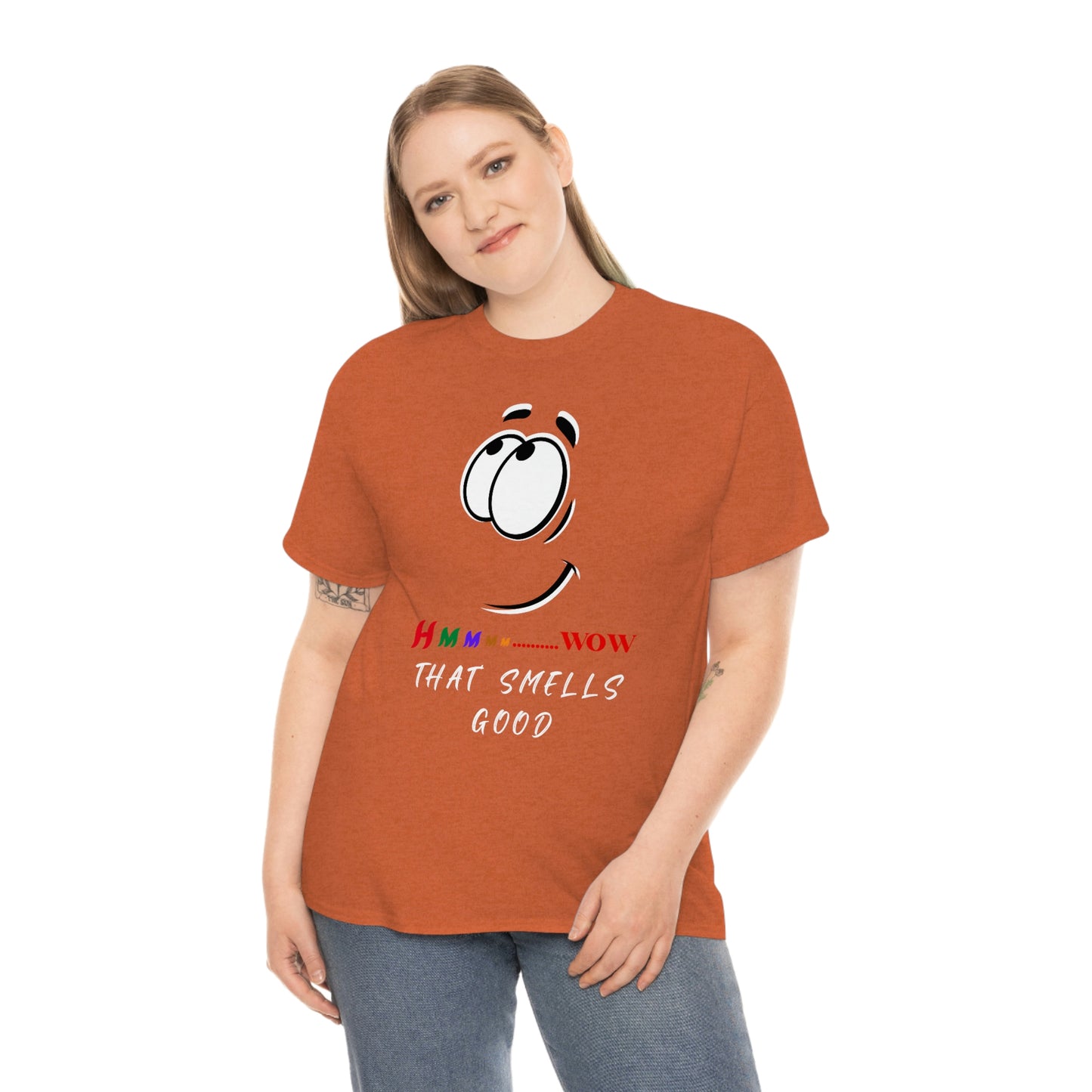 Hmmm... Wow that Smells Good Unisex Heavy Cotton Tee