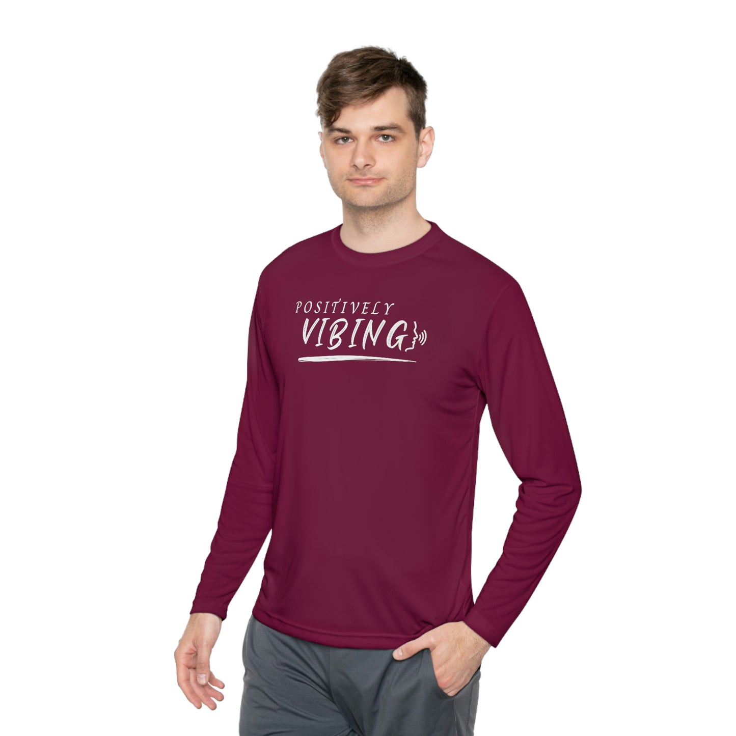 Vibe, Unisex Lightweight Long Sleeve Tee