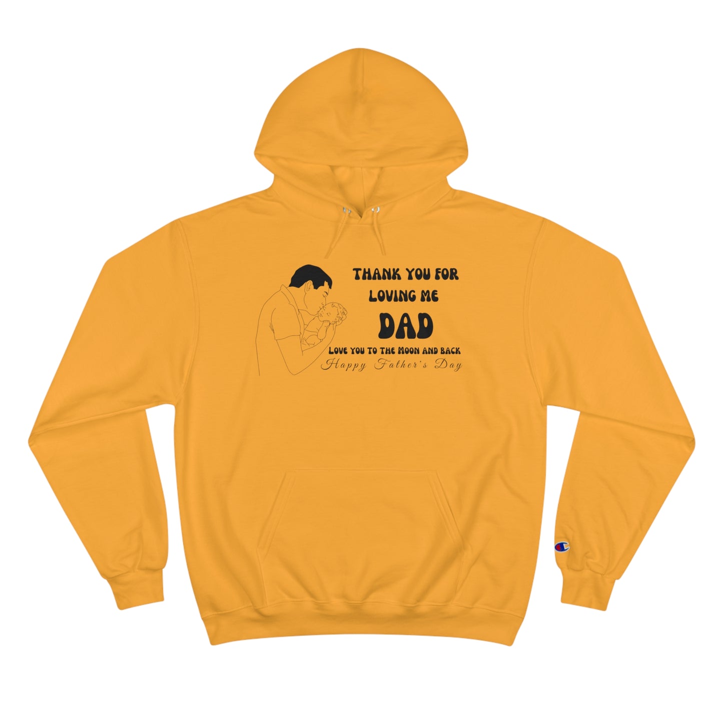 Exotic Print Father's Day Champion Hoodie