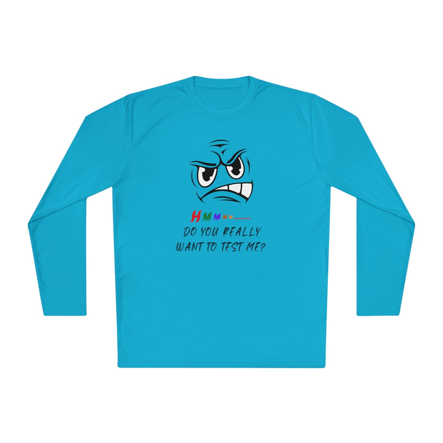 Hmmm, Unisex Lightweight Long Sleeve Tee