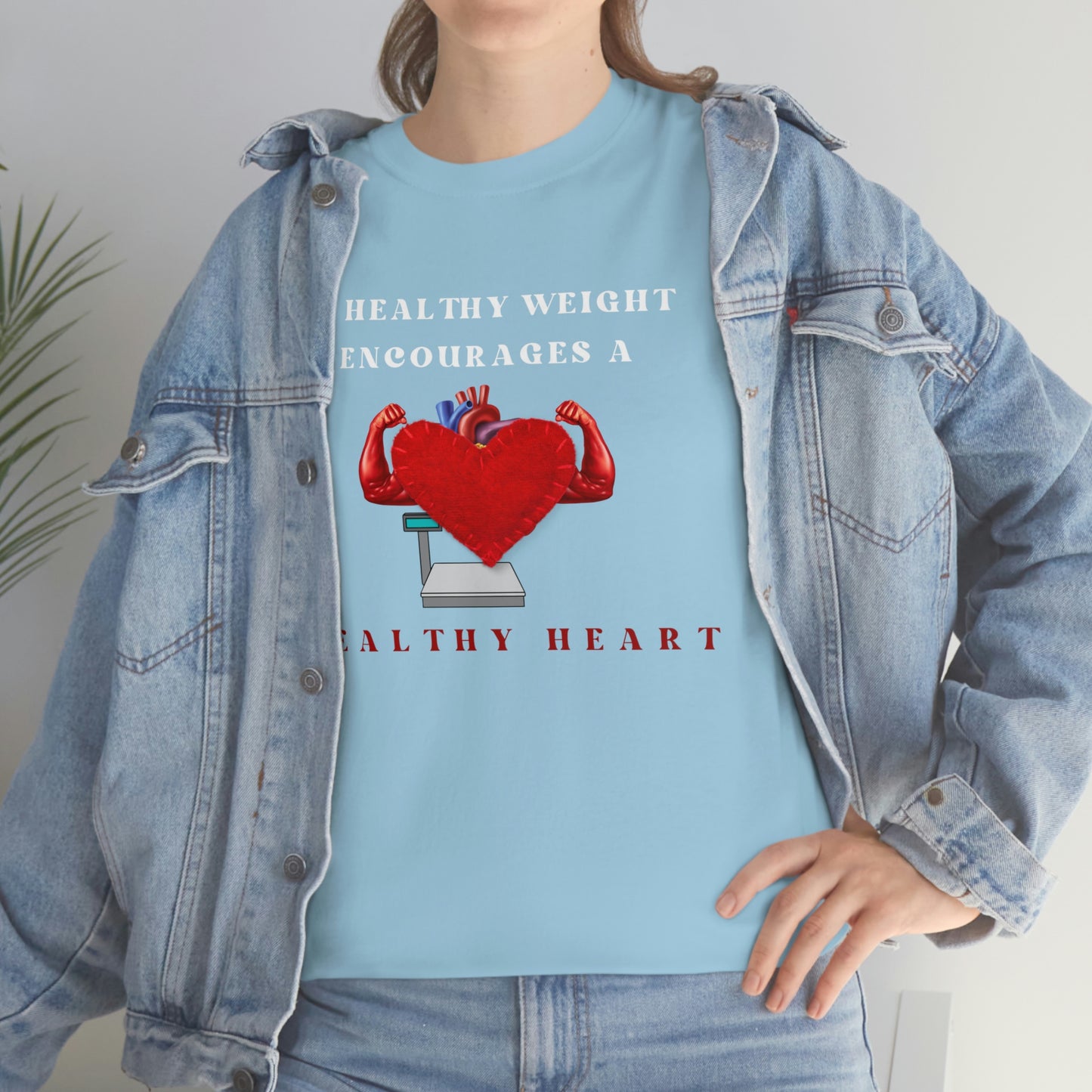 Healthy Heart Unisex Heavy Cotton Tee