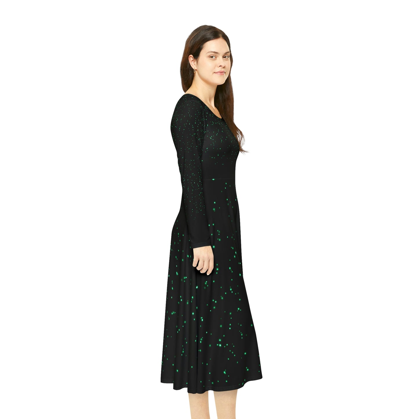 Women's Long Sleeve Dance Dress