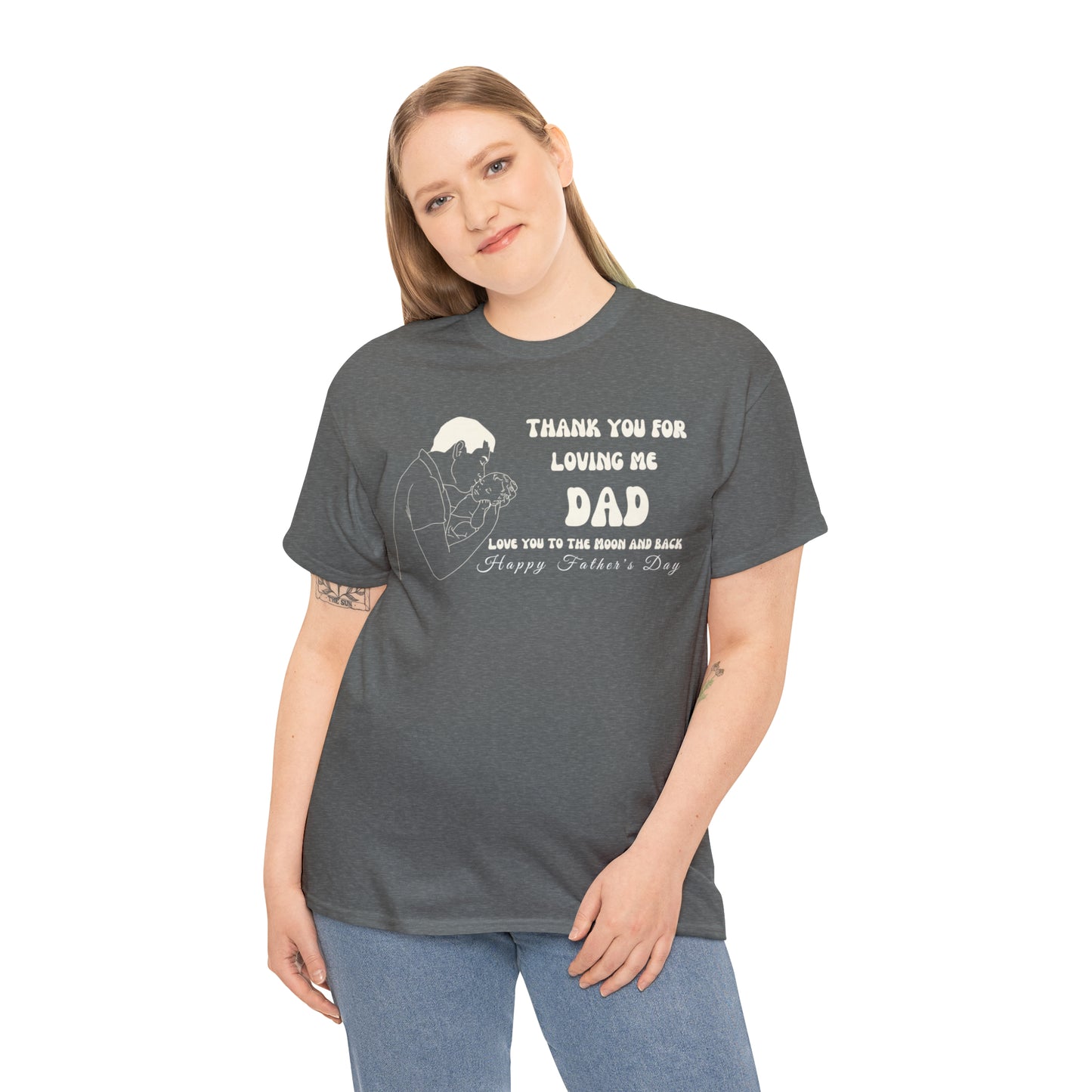 Exotic Print Father's Day Unisex Heavy Cotton Tee