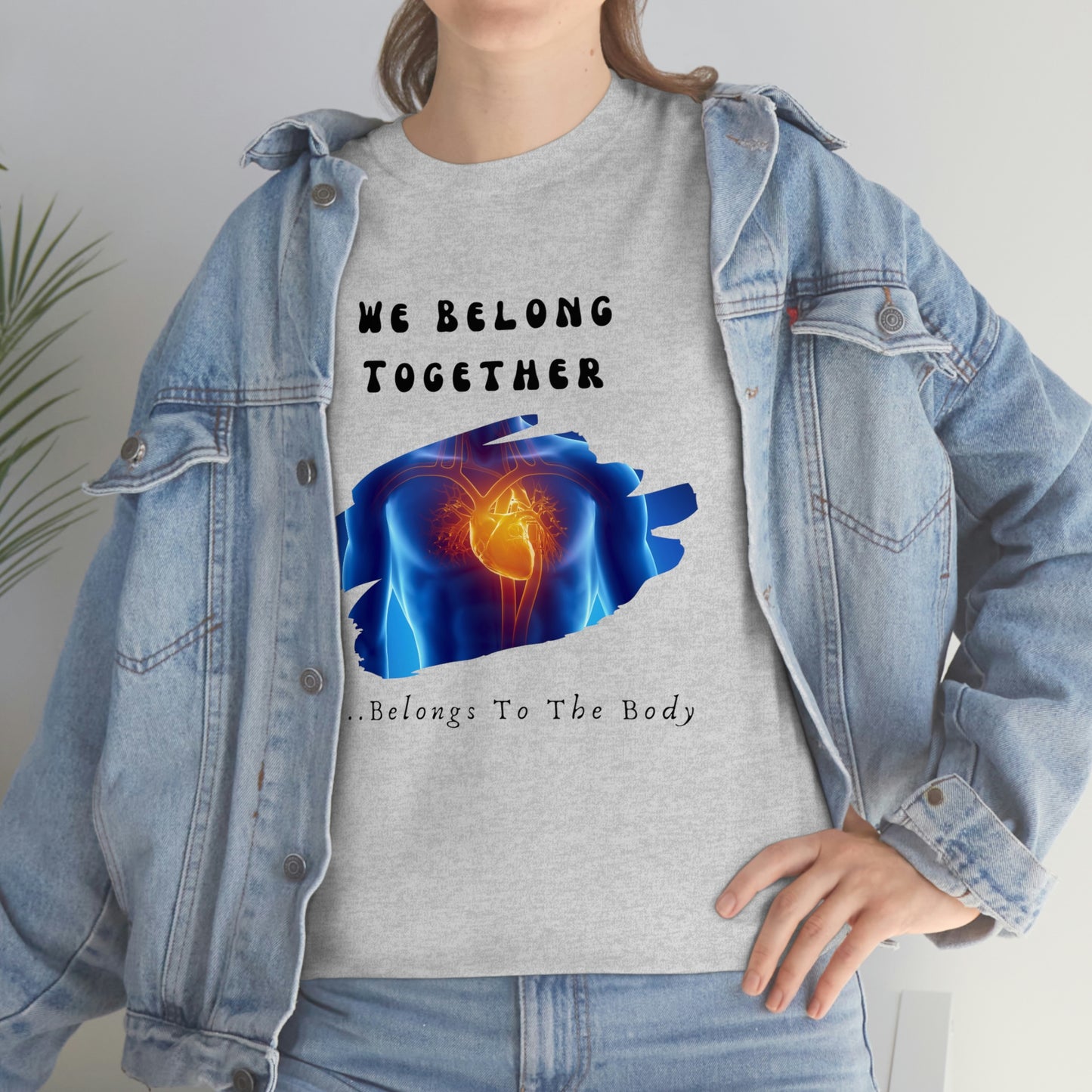 Stronger Together, Love, Unisex Heavy Cotton Tee