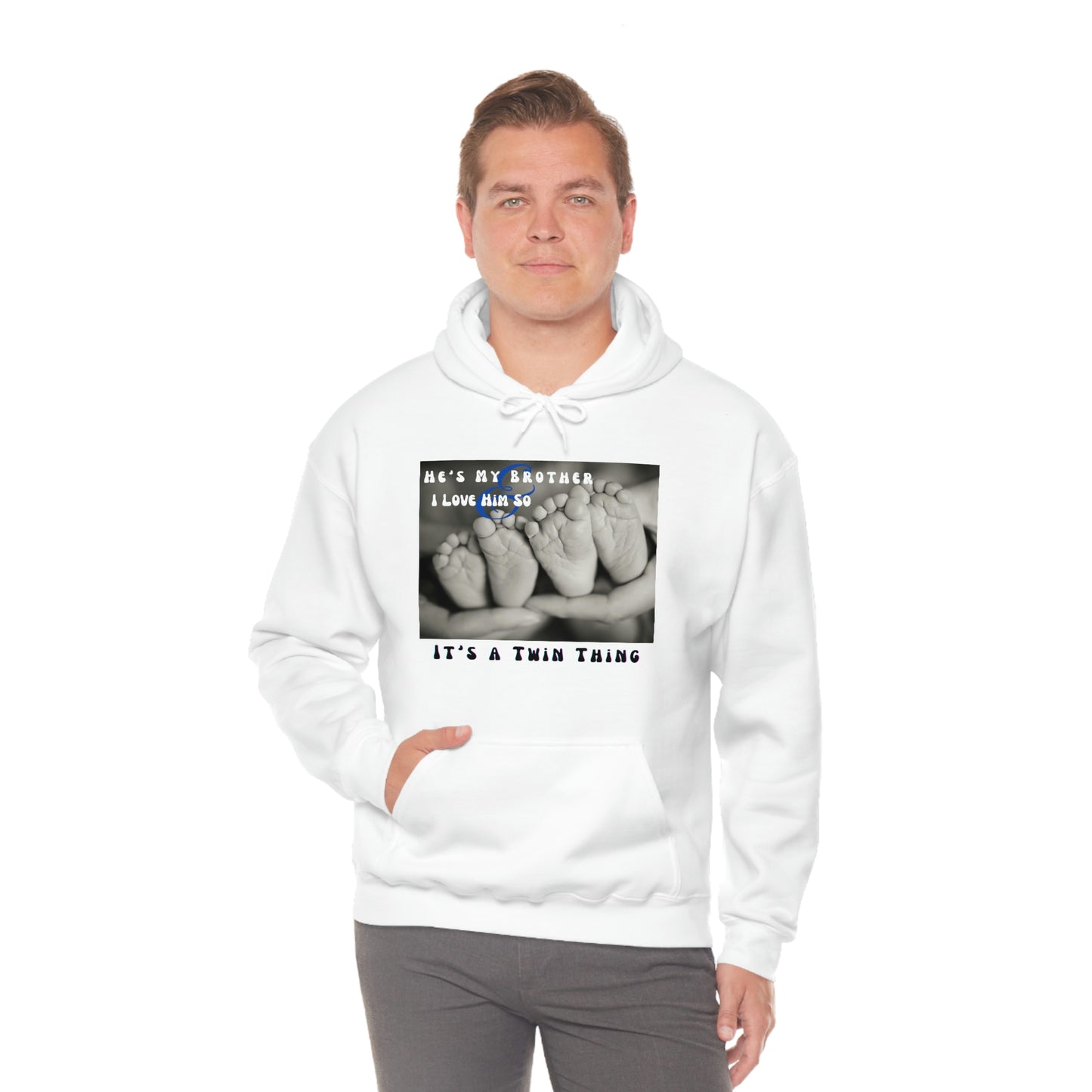 Twin, Unisex Heavy Blend™ Hooded Sweatshirt