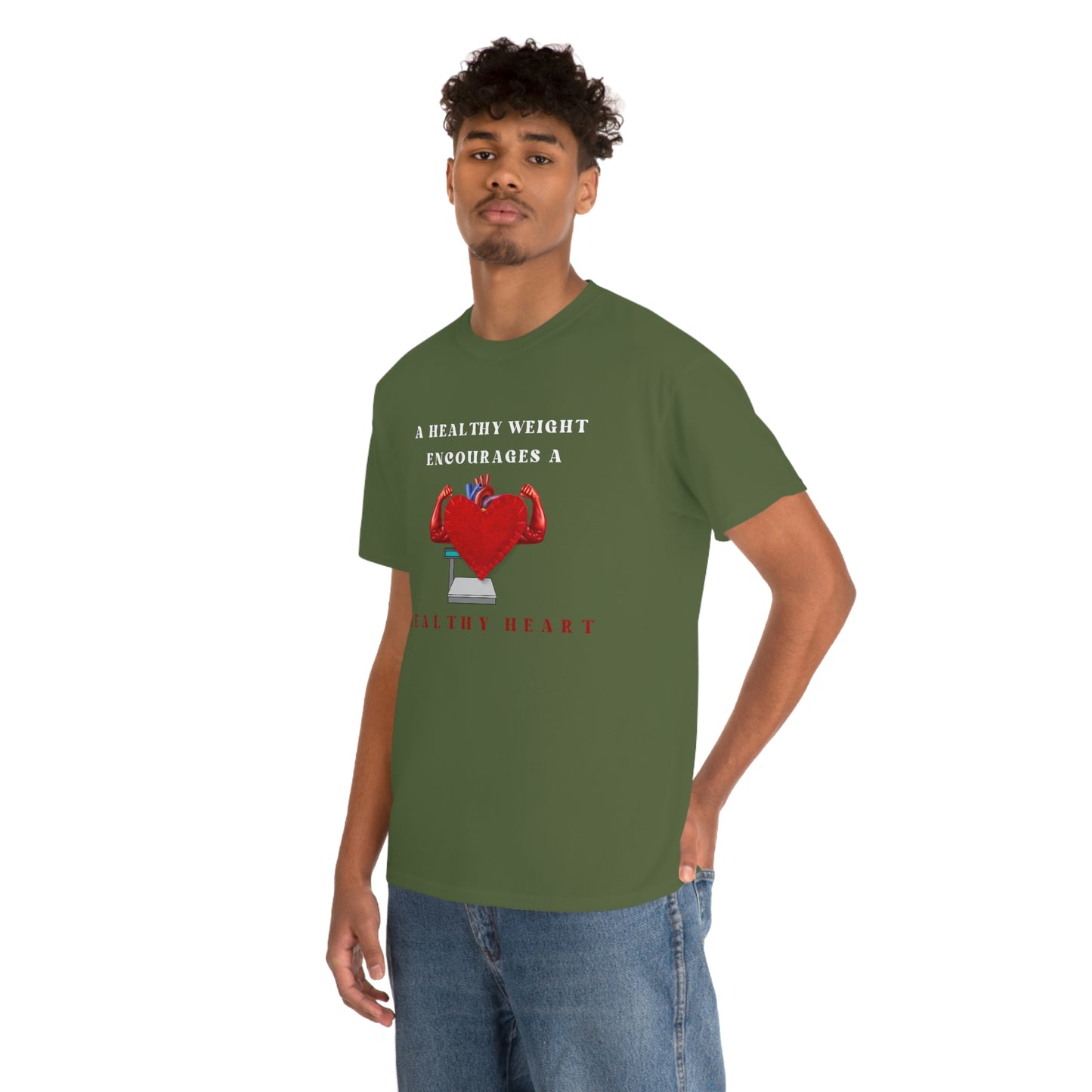 Healthy Heart Unisex Heavy Cotton Tee