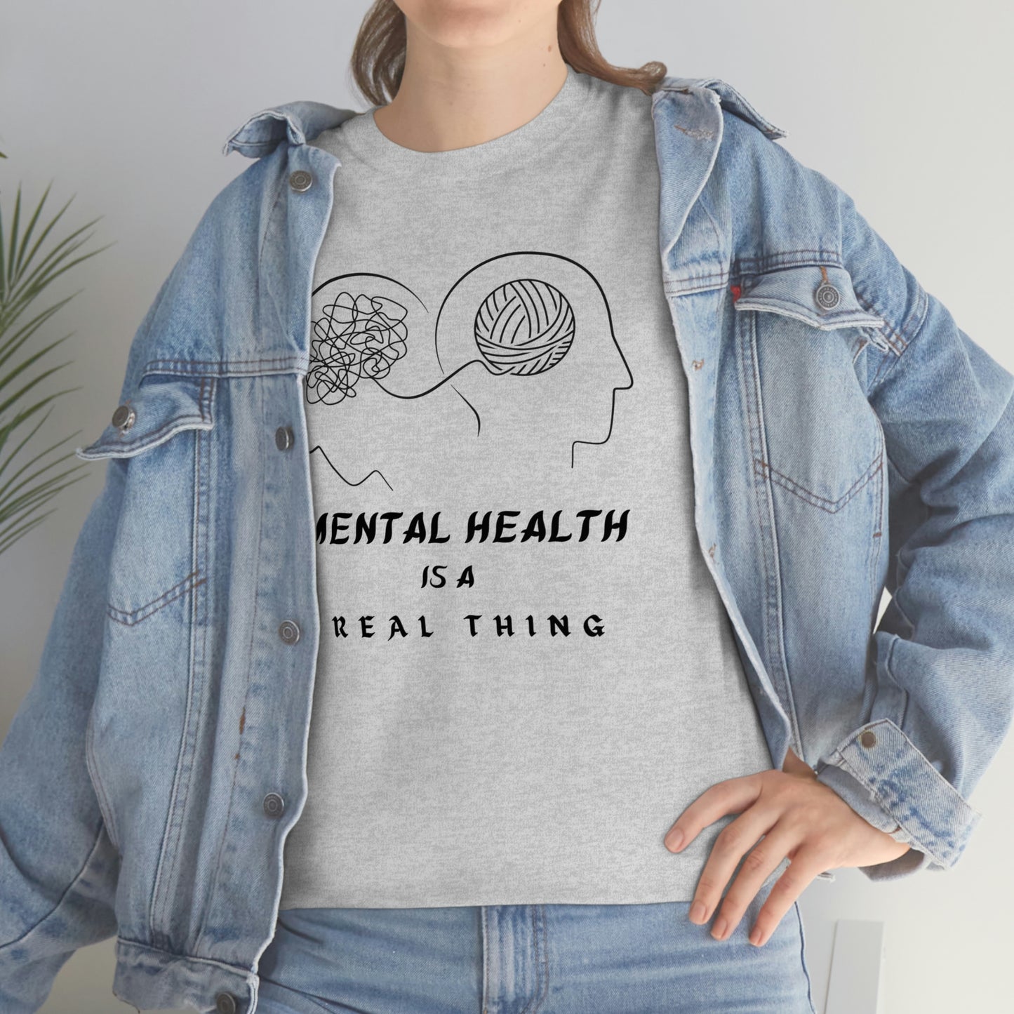 Mental Health Unisex Heavy Cotton Tee