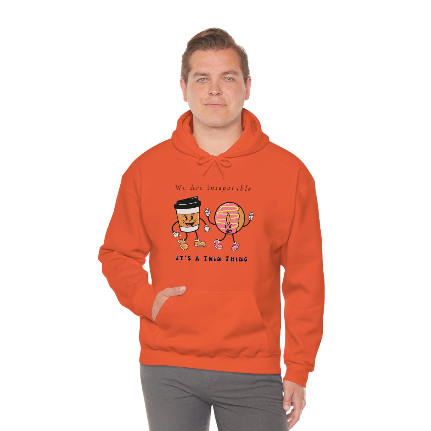 Twin, Unisex Heavy Blend™ Hooded Sweatshirt