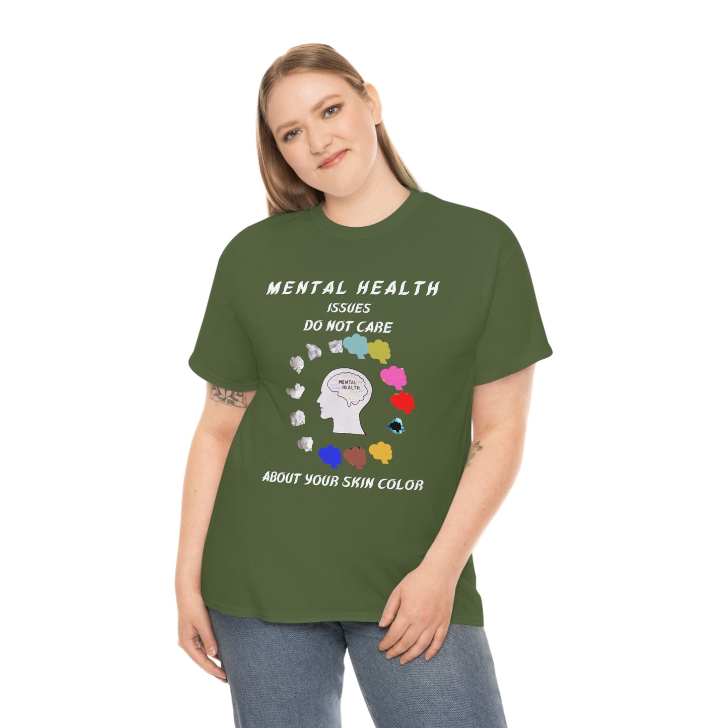 Mental Health Unisex Heavy Cotton Tee