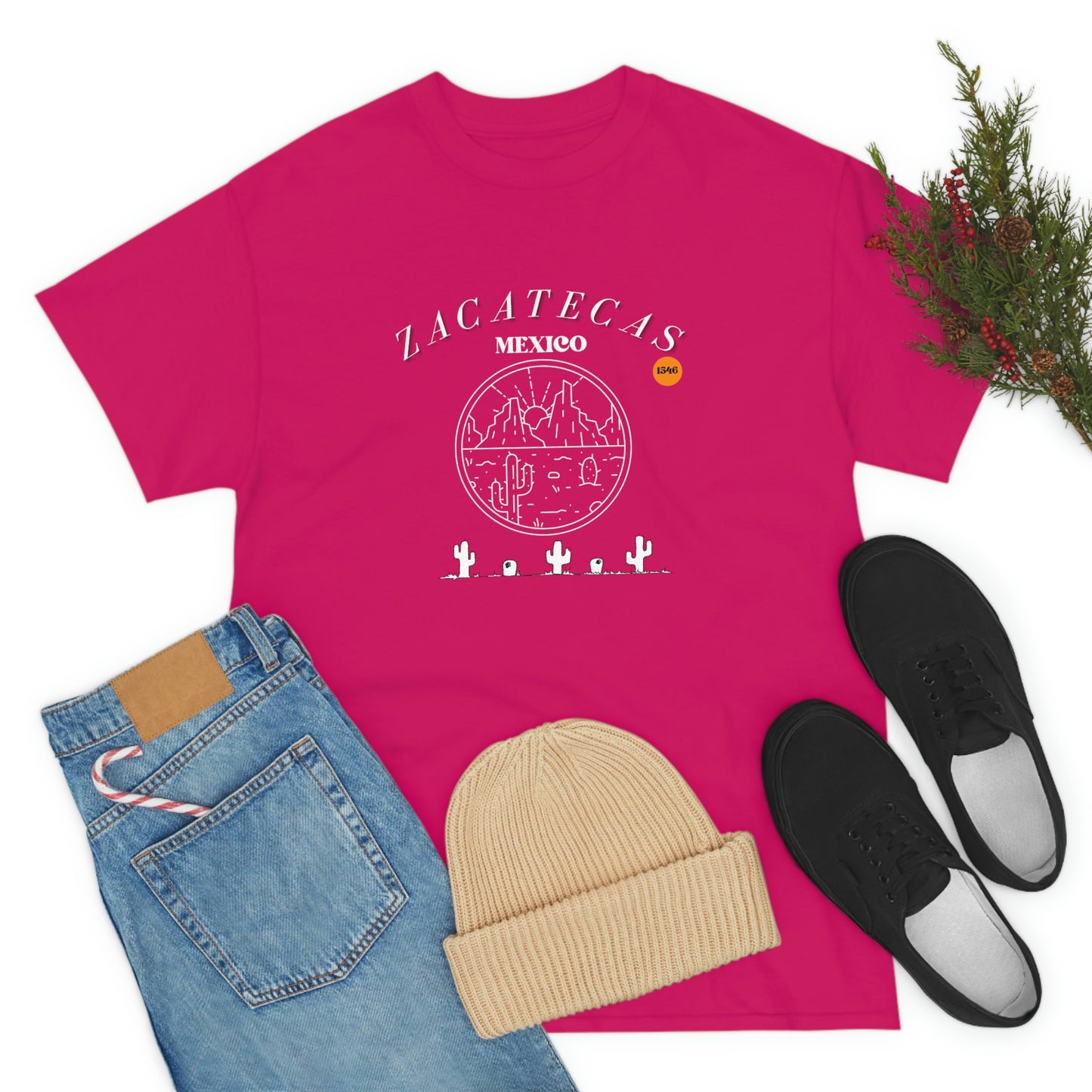 Zacatecas Unisex Heavy Cotton Tee