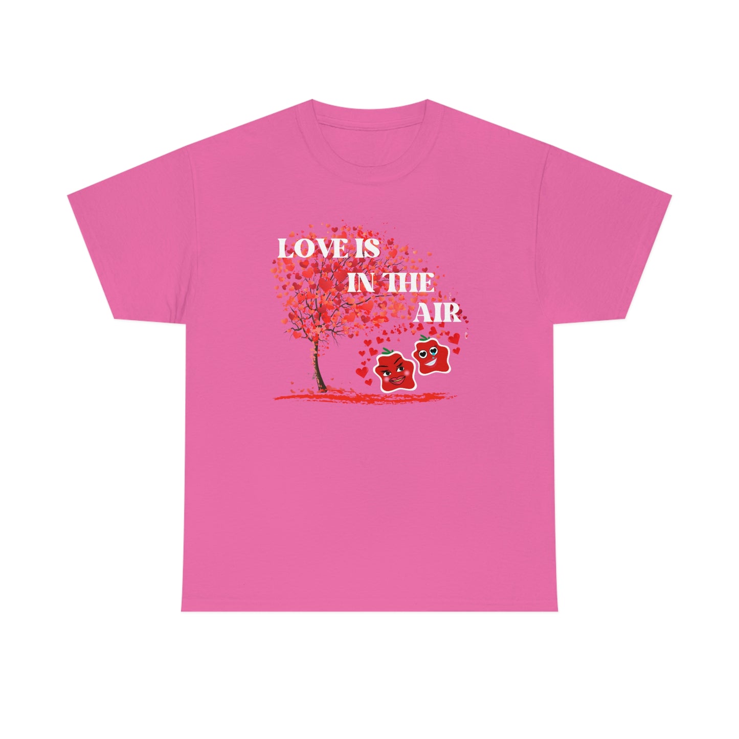 Love Is In The Air Smile Unisex Heavy Cotton Tee