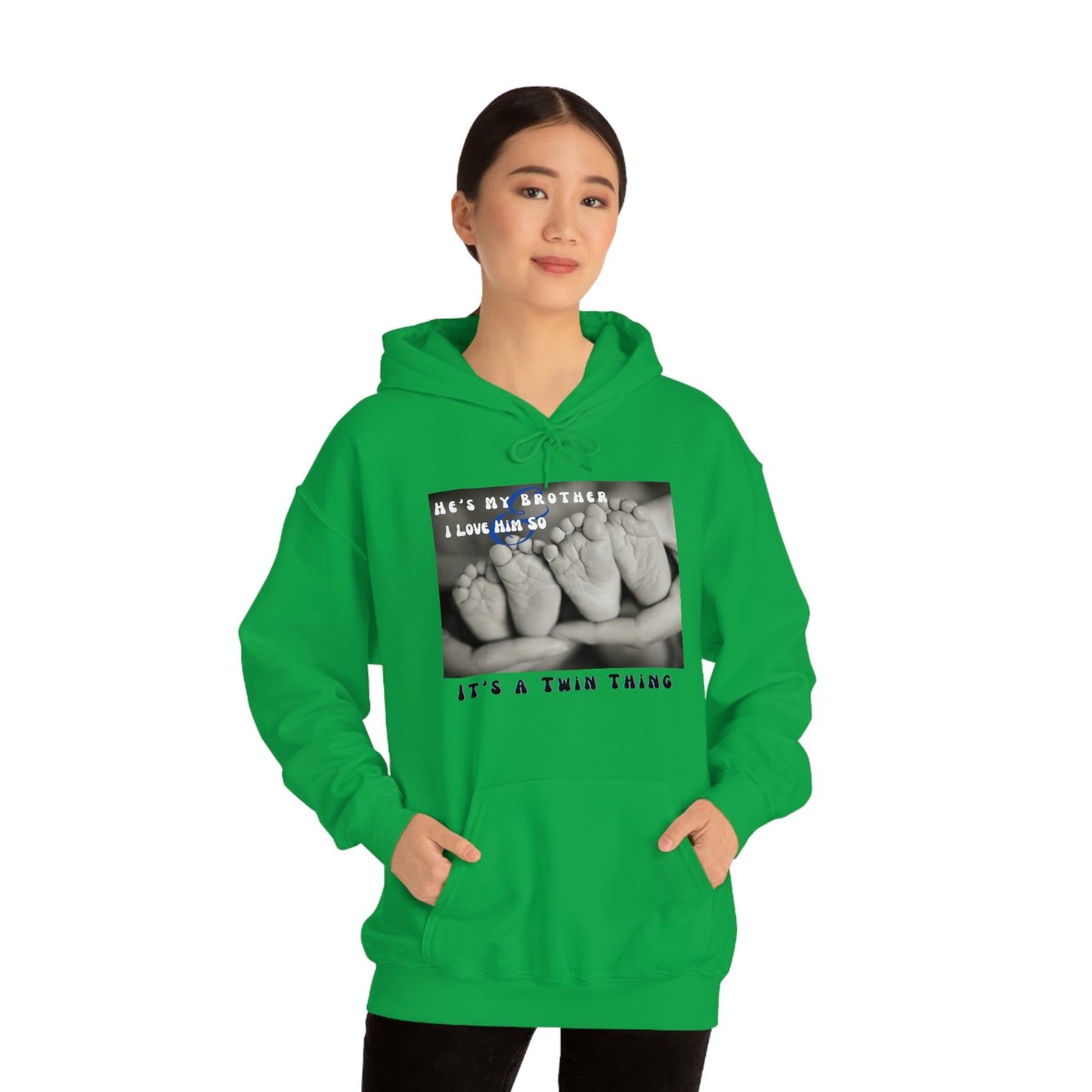 Twin, Unisex Heavy Blend™ Hooded Sweatshirt