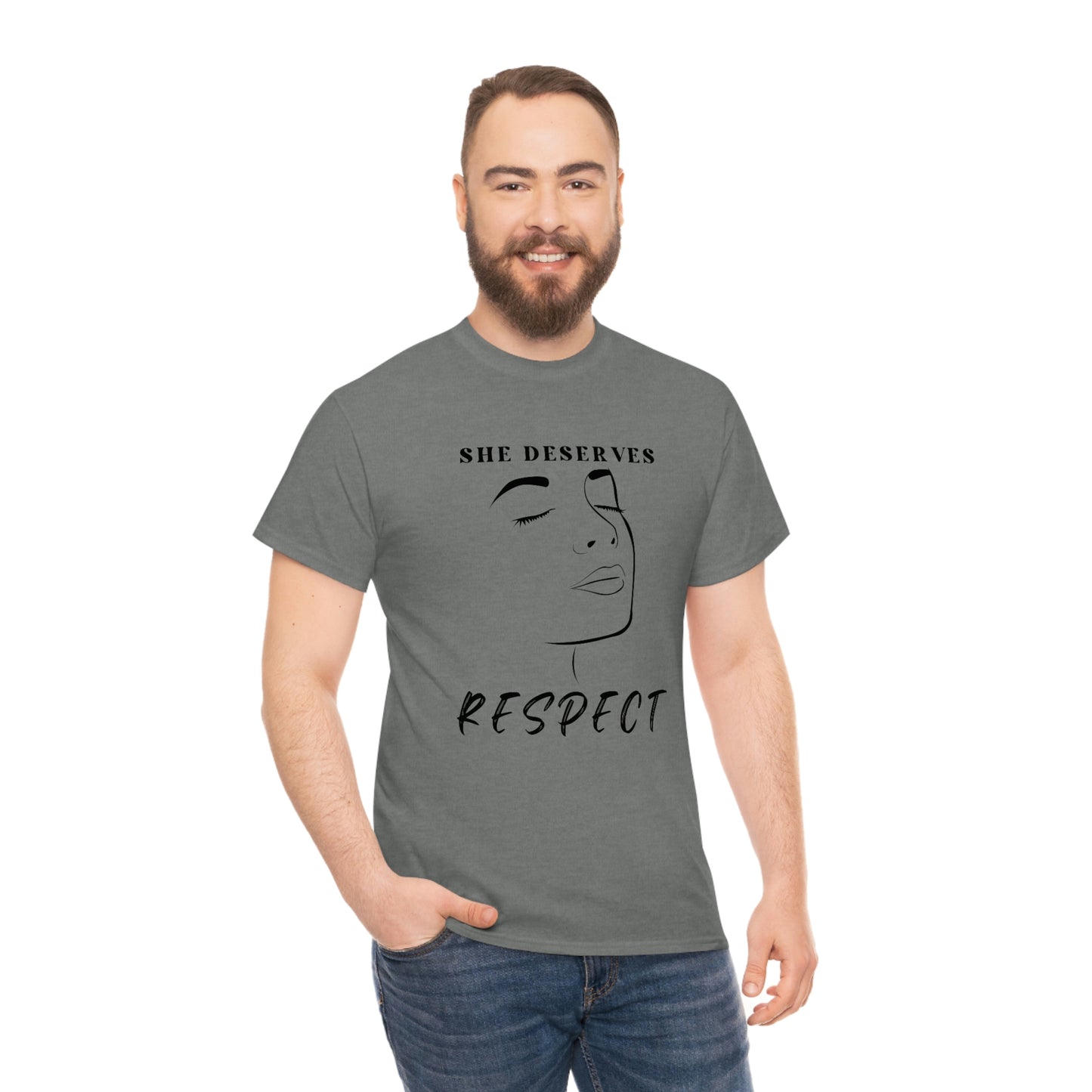 Respect Unisex Heavy Cotton Tee