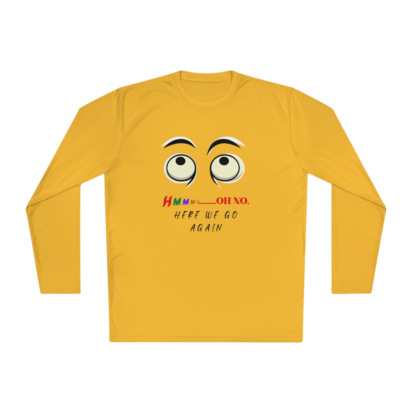 Hmmm, Unisex Lightweight Long Sleeve Tee