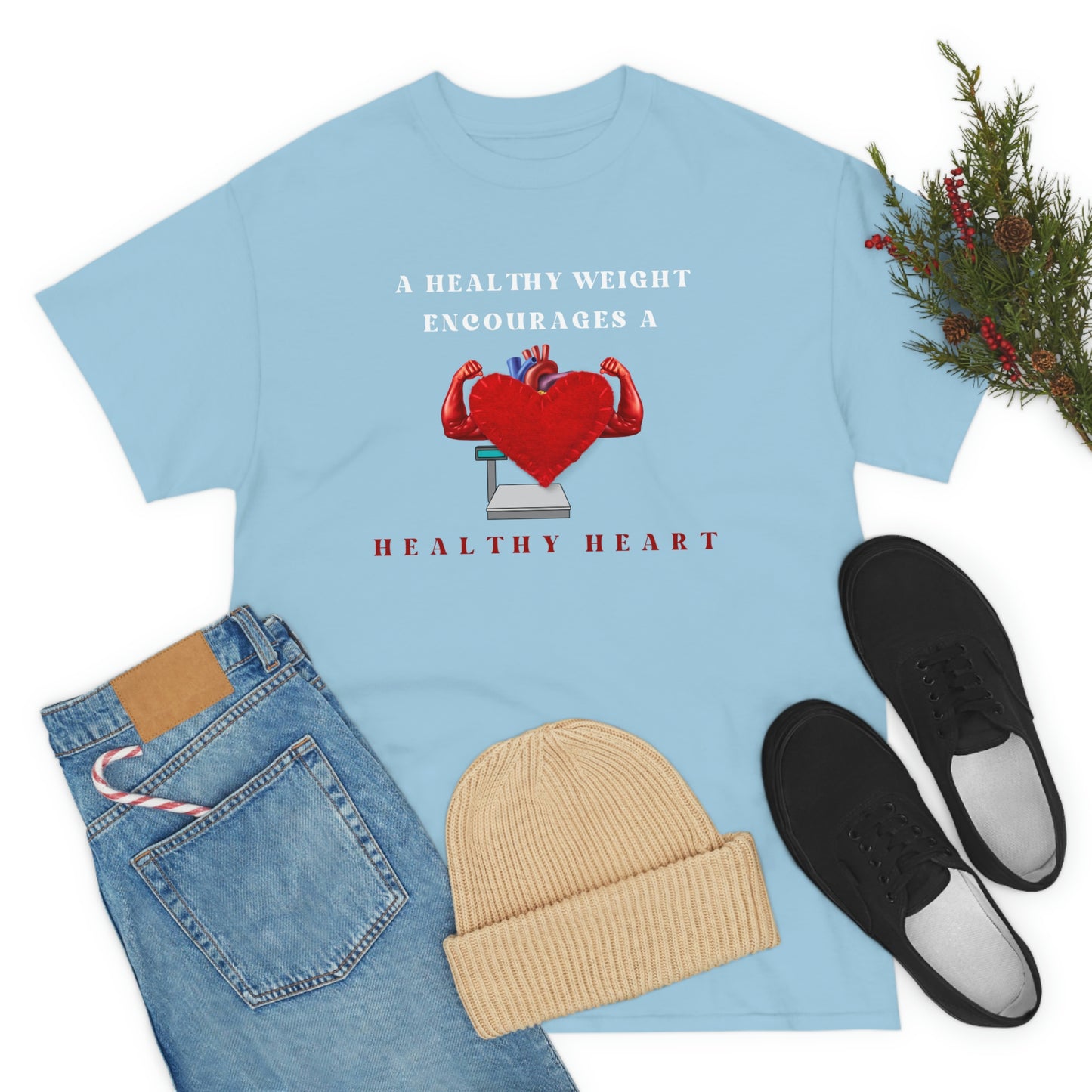 Healthy Heart Unisex Heavy Cotton Tee