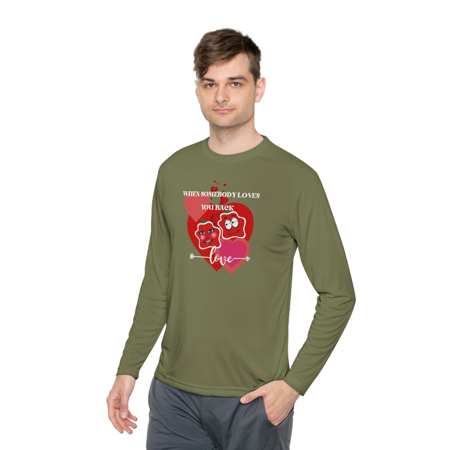 Smile Unisex Lightweight Long Sleeve Tee