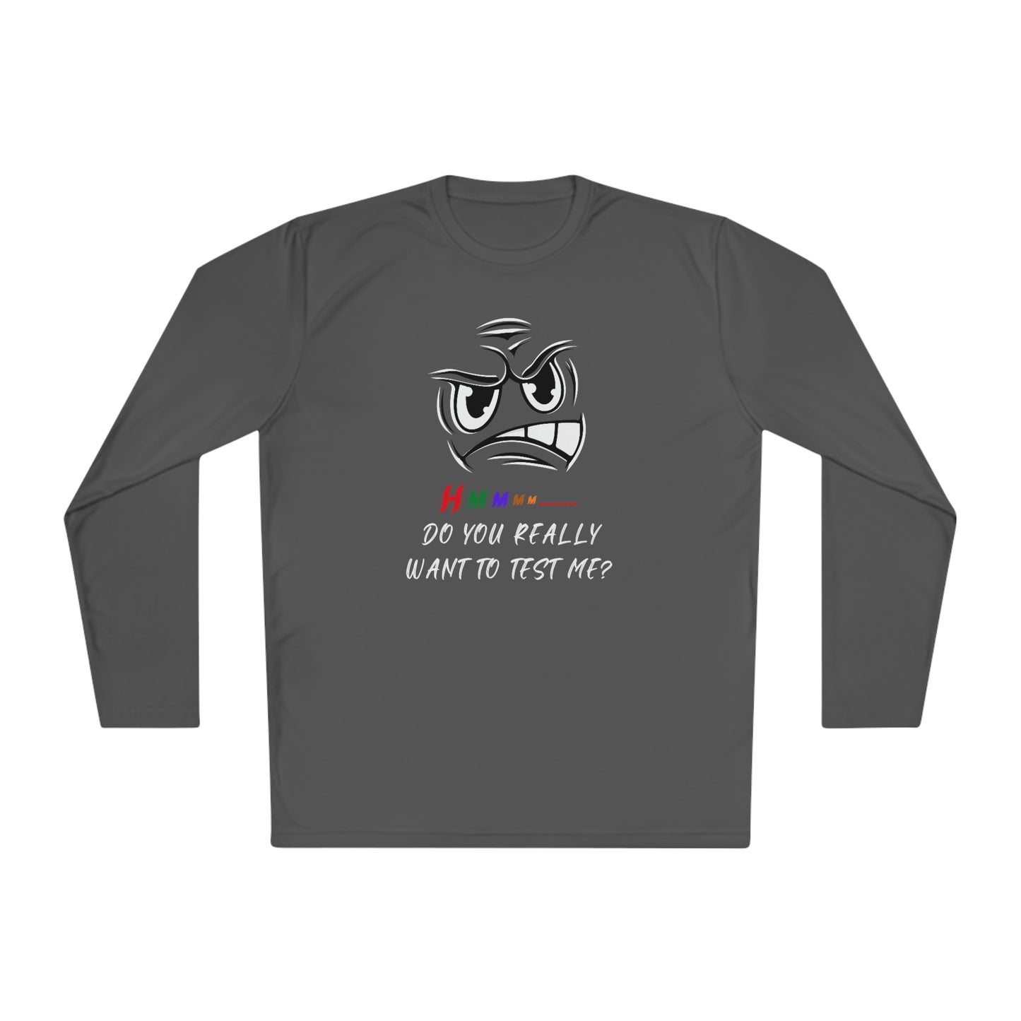 Hmmm, Unisex Lightweight Long Sleeve Tee