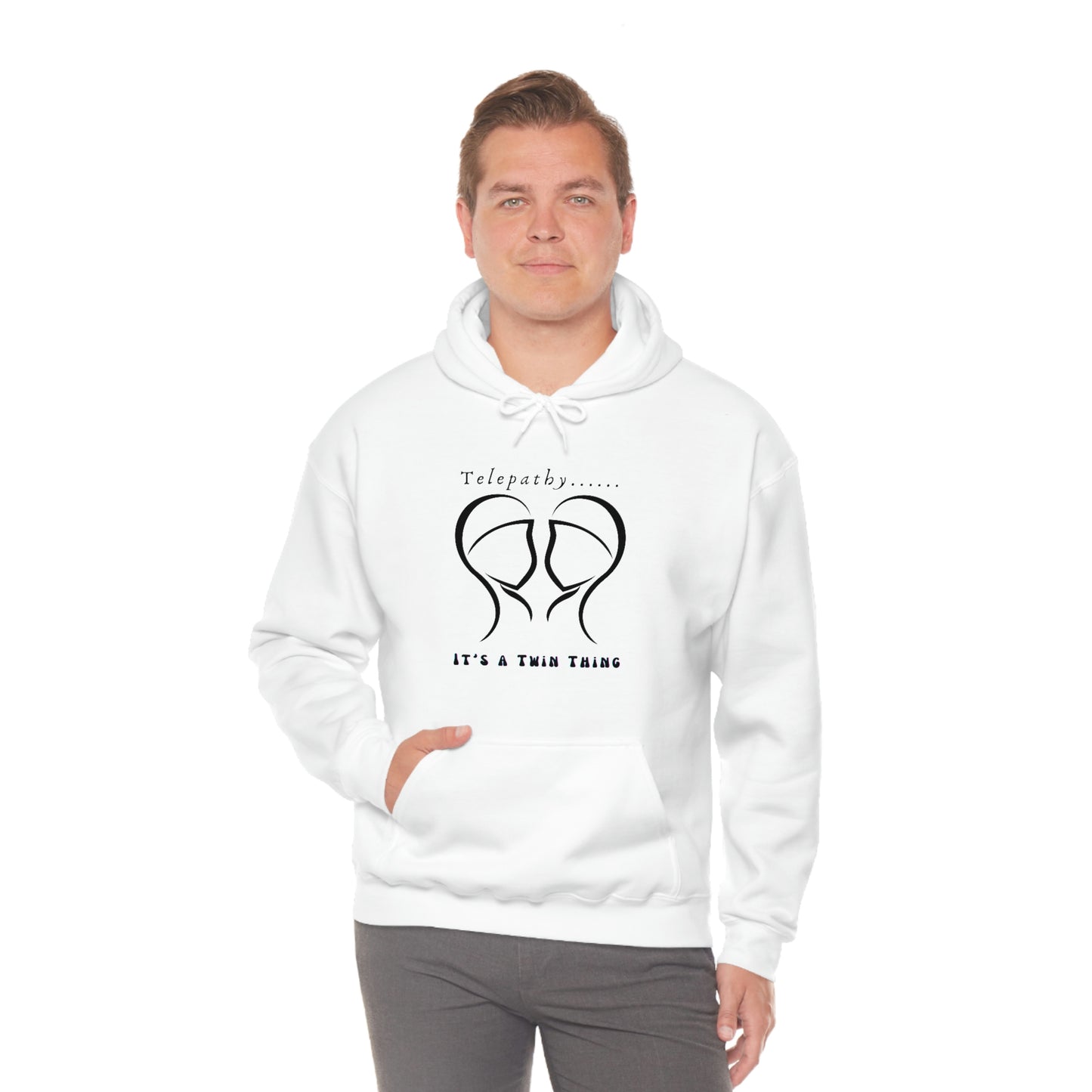 Twin, Unisex Heavy Blend™ Hooded Sweatshirt