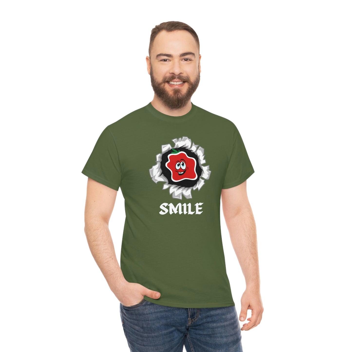 Smile Unisex Heavy Cotton Tee