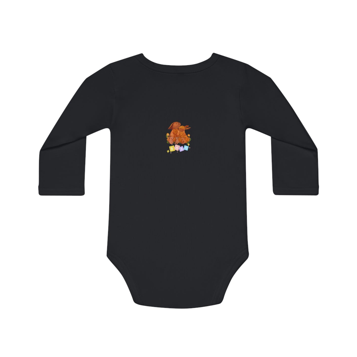 Baby Talk, Baby Long-Sleeve Organic Bodysuit