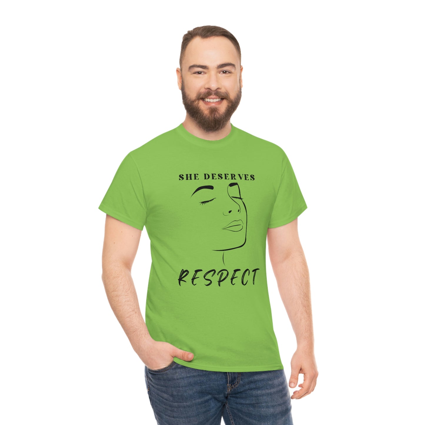 Respect Unisex Heavy Cotton Tee