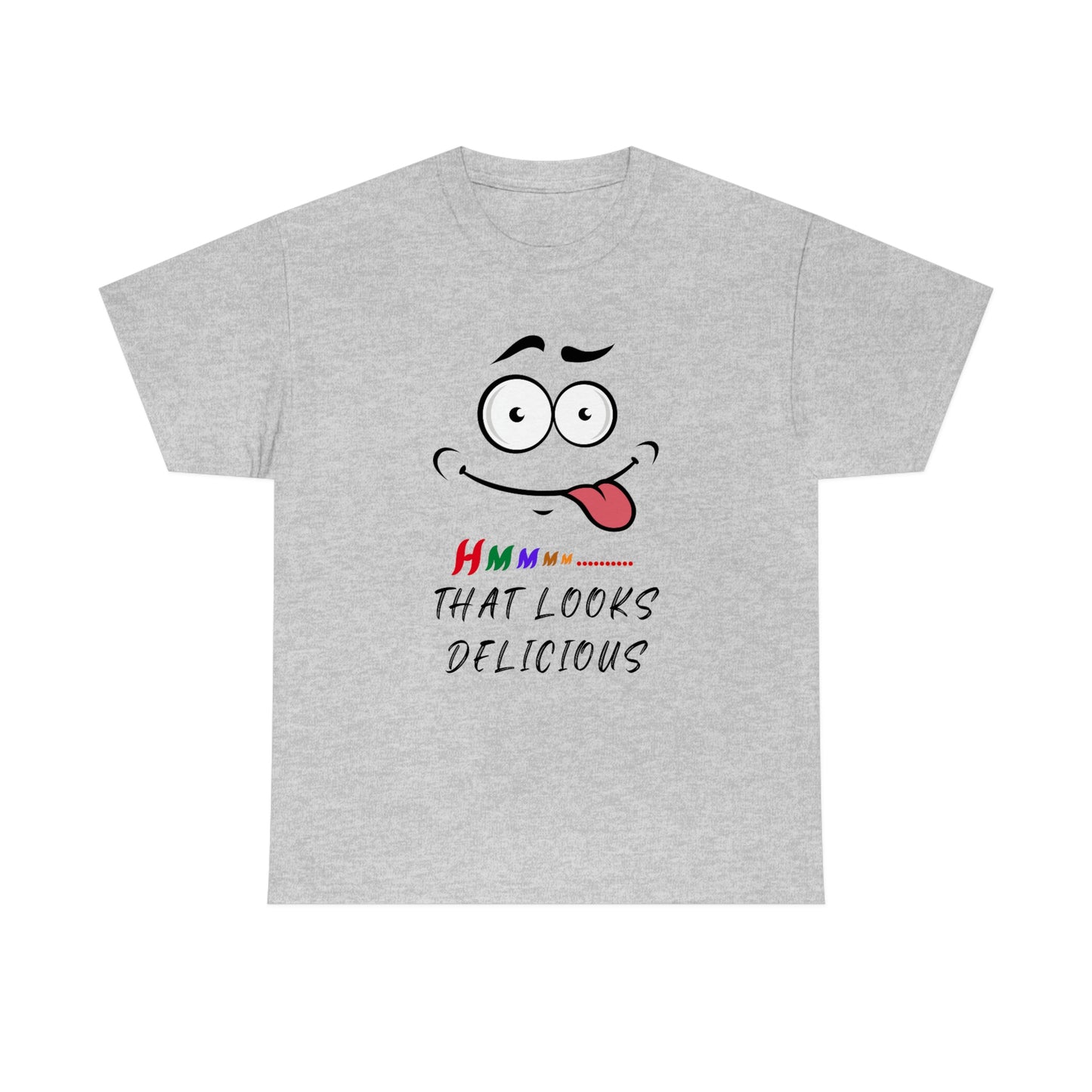 Hmmm, Funny, Unisex Heavy Cotton Tee