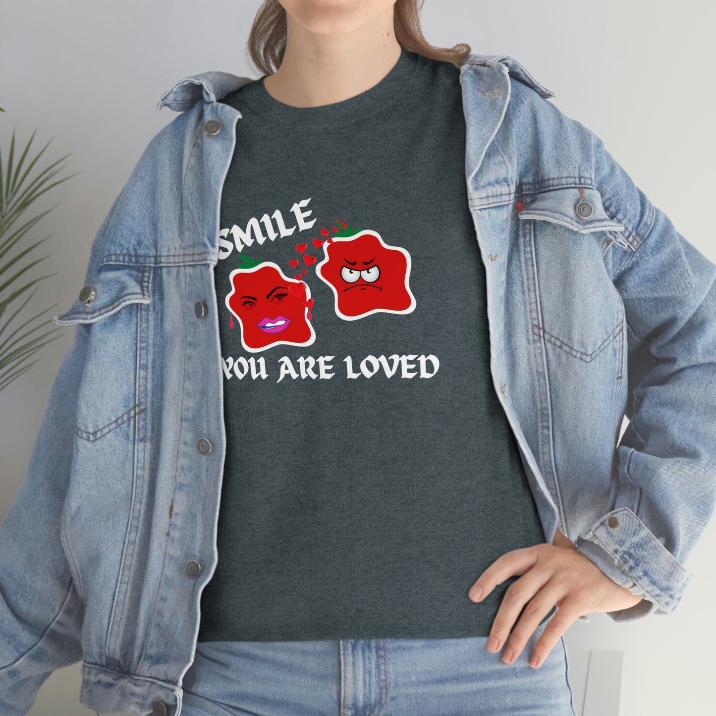 Smile, You Are Loved Unisex Heavy Cotton Tee