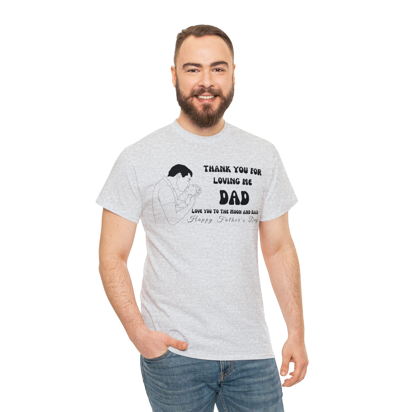 Exotic Print Father's Day Unisex Heavy Cotton Tee